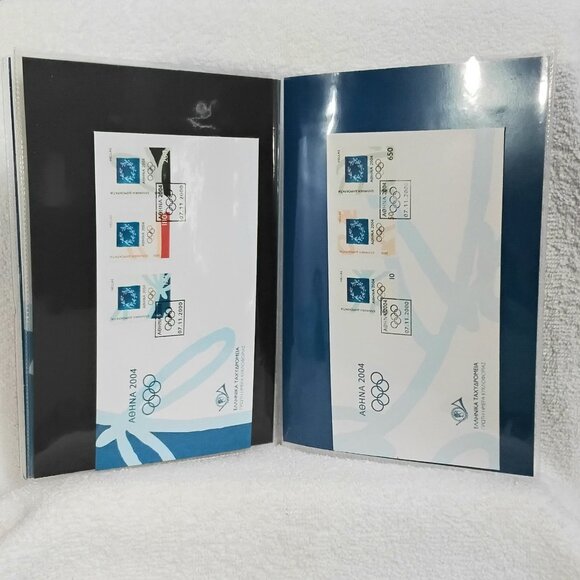 Complete & Uncirculated 07.11.2000 Olympic 'Stamps of Greece' Comm... Folder!! - Picture 3 of 4